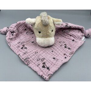 Sterntaylor Horse Lovey‎ Security Blanket Plush Muslin Pink Baby Toy